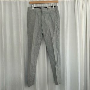 Club Monaco grey linen ormezzano pant